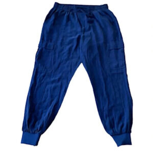 INC International Concepts navy utility jogger pants, cargo pockets. Women’s L